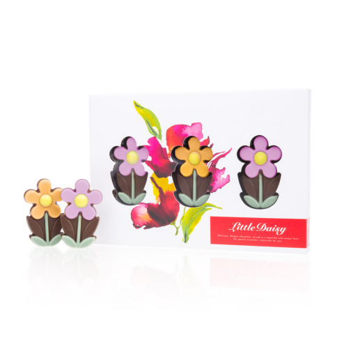 fleurs en chocolat