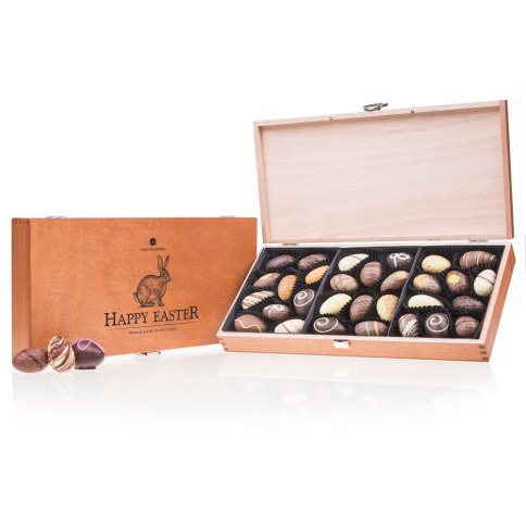 Coffret exclusif de Pâques remplie de pralinés