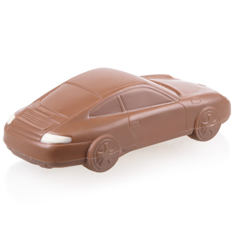 Porsche - en chocolat au lait haut de gamme, voiture en chocolat, Chocolissimo