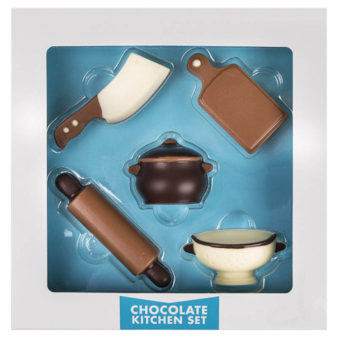 Ensemble pour cuisinier en chocolat au lait