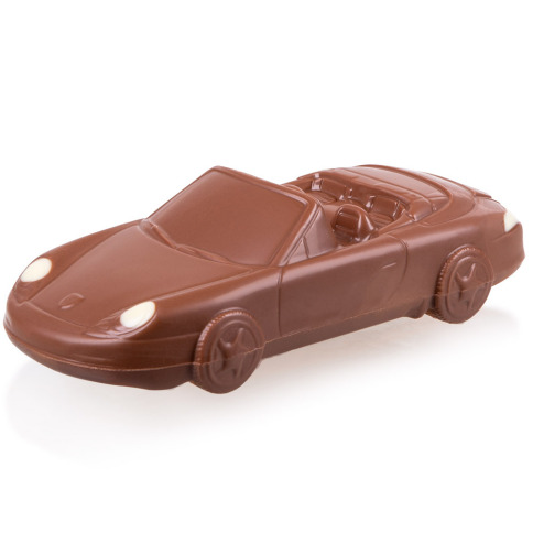 Porsche cabriolet en chocolat au lait pour la Saint Valentin