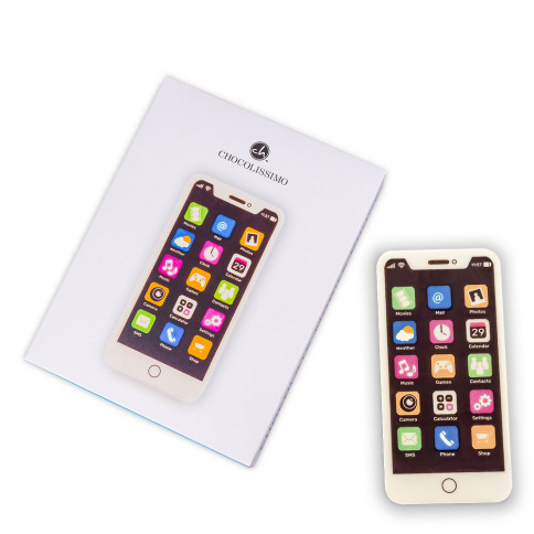 cadeau smartphone en chocolat