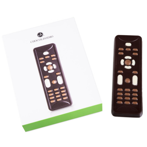 Télécommande en chocolat noir