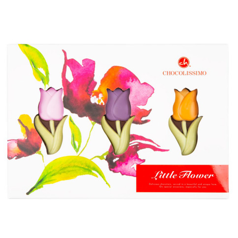 fleurs en chocolat pour femme