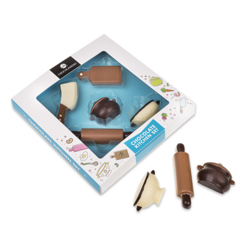 Ensemble pour cuisinier en chocolat au lait