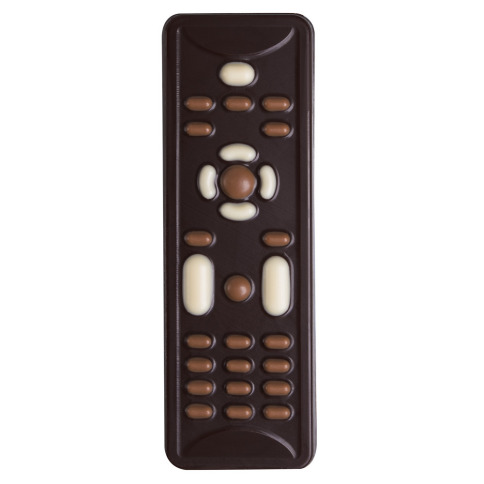 Télécommande en chocolat noir