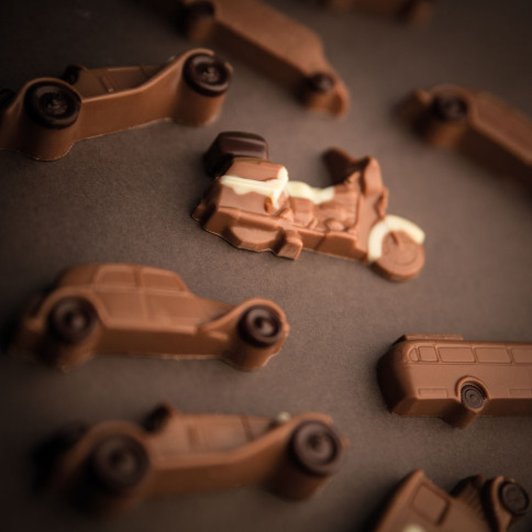 chocolate cars