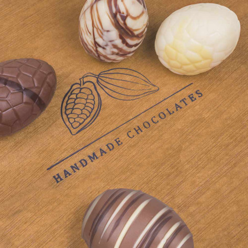 chocolate egg pralines