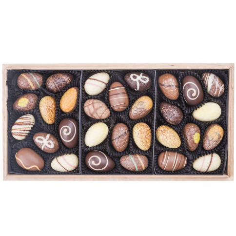 Coffret exclusif de Pâques remplie de pralinés