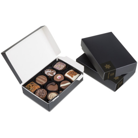 Coffret en bois de pralinés sans alcool