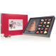 Boîte chocolats de Noel personnalisable Sapin Roug