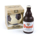 football au chocolat et bouteille de bière