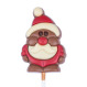 Sucette père Noël en chocolat