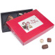 Boîte chocolats de Noel personnalisable Sapin Roug