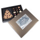 Boîte chocolats de Noel personnalisable Sapin Or