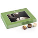Boîte de chocolats avec votre photo-cadre vert L