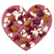 Coeur rubis et ses amandes craquantes