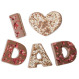 I Love Dad en chocolat au lait