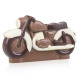 Moto en chocolat