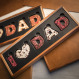 I Love Dad en chocolat noir