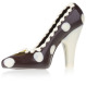 High heel Dark - Chaussure en chocolat noir