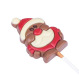 Sucette père Noël en chocolat