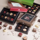 Boîte de chocolats avec votre photo-cadre argent