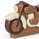 Moto en chocolat