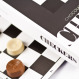 Jeu de dames en chocolat