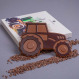 Tracteur en chocolat