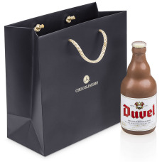 Bouteille de bière Duvel au chocolat au lait