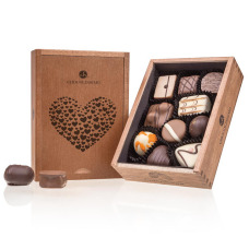 Coffret de chocolat gravable pour les amoureux